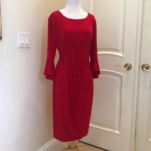 NWOT connected red knit dress